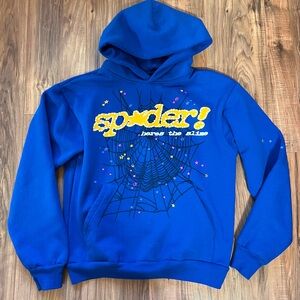 Blue Sp5der Hoodie